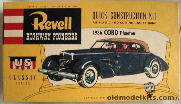 Revell 1/32 1936 Cord Phaeton Highway Pioneers - US Classics Series, H73-89 plastic model kit